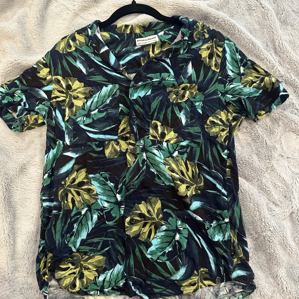 Xs American apparel button down